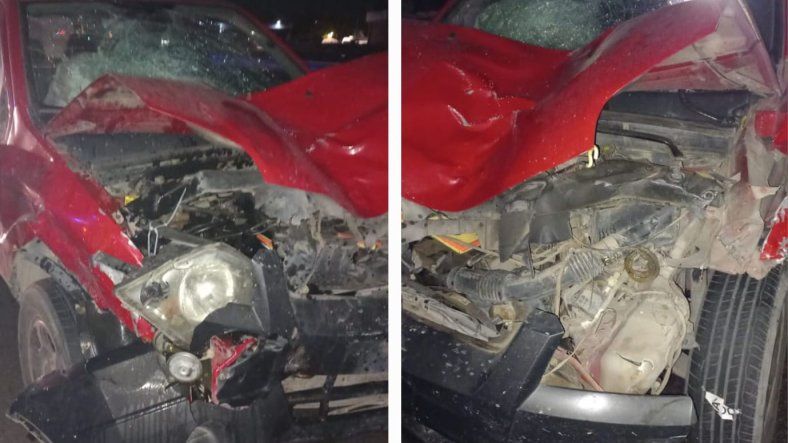 El accidente vial ocurrió en la noche del viernes en Acceso Sur y Sarmiento de Godoy Cruz.&nbsp;