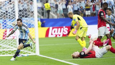 Lionel Messi celebra su segundo gol durante el partido del Grupo J entre Argentina y Austria en la Copa Mundial de la FIFA 2026, Foto: NA /(Xinhua/Jia Haocheng)
