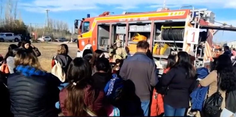 El día del bombero voluntario se festejó con la comunidad en San Rafael.
