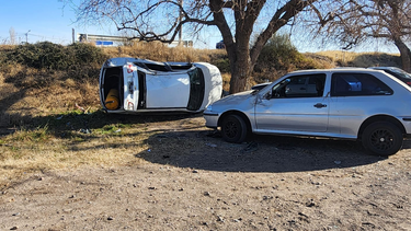 accidente vial en san martin: tres ninos fueron internados y uno, en grave estado