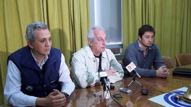 Sitio Andino | Mauricio Páez, Coordinador Oasis Sur ISCAMEN, Raúl Montané (Específica de Bodegueros) y Hugo Tornaghi (Presidente Específica de Bodegueros de San Rafael)