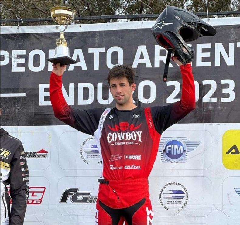 Franco Tumbarello, excampeón argentino y oriundo de Tupungato.