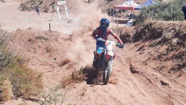 Benjamín Álvarez se destacó en el Enduro que este fin de semana pasó por Malargüe.