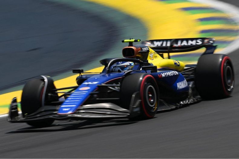 Mirá en qué puesto finalizó Franco Colapinto en la única práctica libre del Gran Premio de Brasil