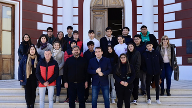 Estudiantes de San Rafael visitaron la Municipalidad de Godoy Cruz.