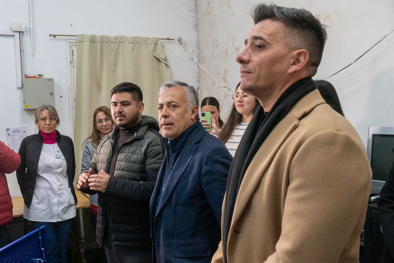 El gobernador, Alfredo Cornejo junto al intendente de Guaymallén, Marcos Calvente. El gobernador, Alfredo Cornejo junto al intendente de Guaymallén, Marcos Calvente.