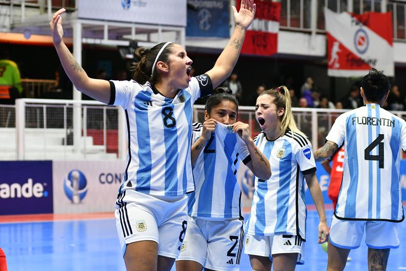Argentina imparable en la Copa América Femenina de Futsal.