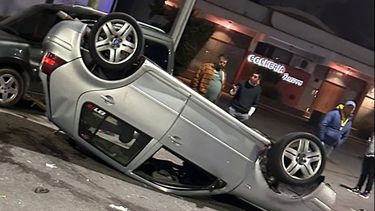 Vuelco en pleno San Rafael.&nbsp;