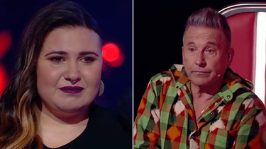 Montaner se conmovió con una participante de La Voz.