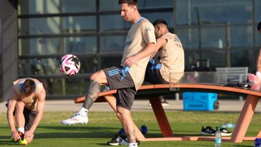 Lionel Messi, uno de los estandartes argentinos en la exigente Copa América.
