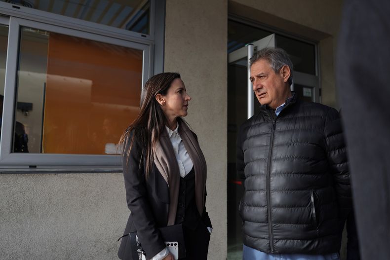María Mercedes Rus junto al intendente de San Rafael, Omar Felix.