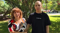 Joaquín y su mamá Sandra