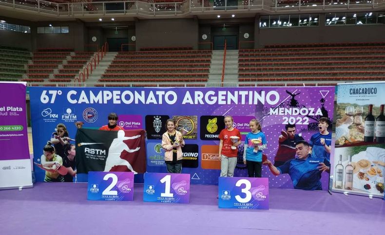 Tenis de mesa. Teresita e Inés Haddad, consiguieron la medalla de bronce en damas Sub 11.&nbsp;