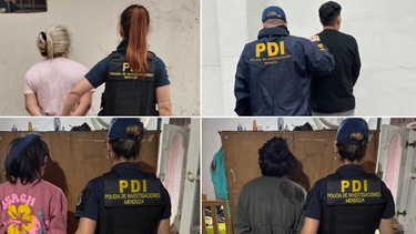 Todos los implicados (cuatro mujeres y un hombre, de nacionalidad argentina) son oriundos de Mendoza. Todos los implicados (cuatro mujeres y un hombre, de nacionalidad argentina) son oriundos de Mendoza.