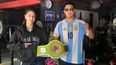 Lucía y Marco García en la cartelera del boxeo argentino.