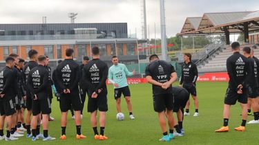 argentina entreno en bilbao con miras al amistoso frente a estonia
