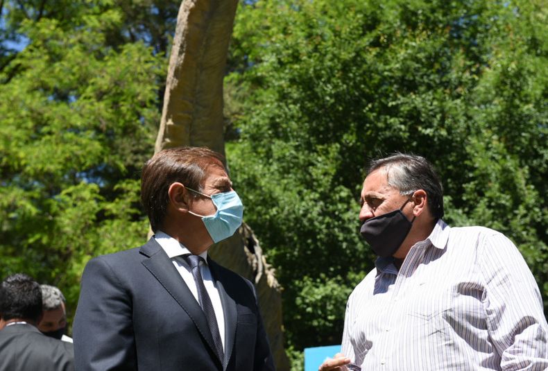 Rodolfo Suarez, Sergio Marinelli, Irrigación, Malargüe