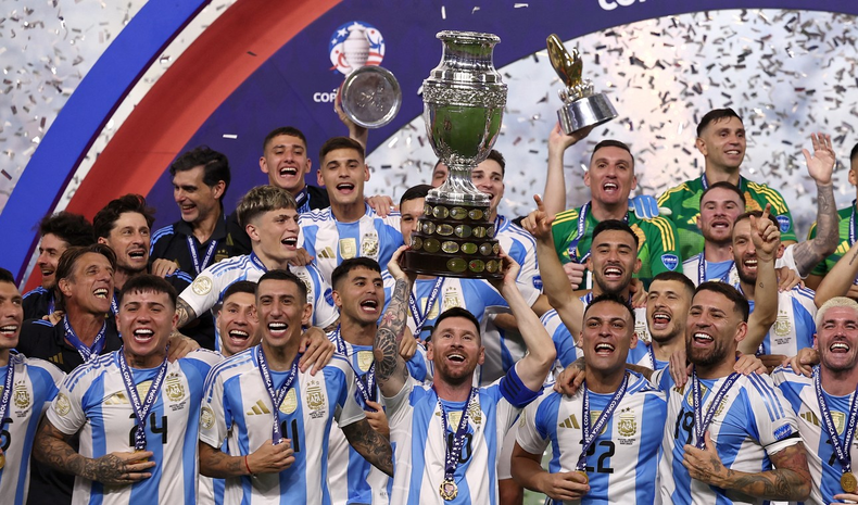 Argentina fue el justo ganador de la exigente Copa América.