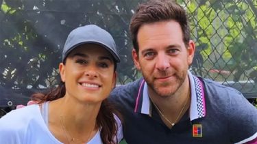 Juan Martín del Potro y Gabriela Sabatini alegraron a los fanáticos del tenis argentino