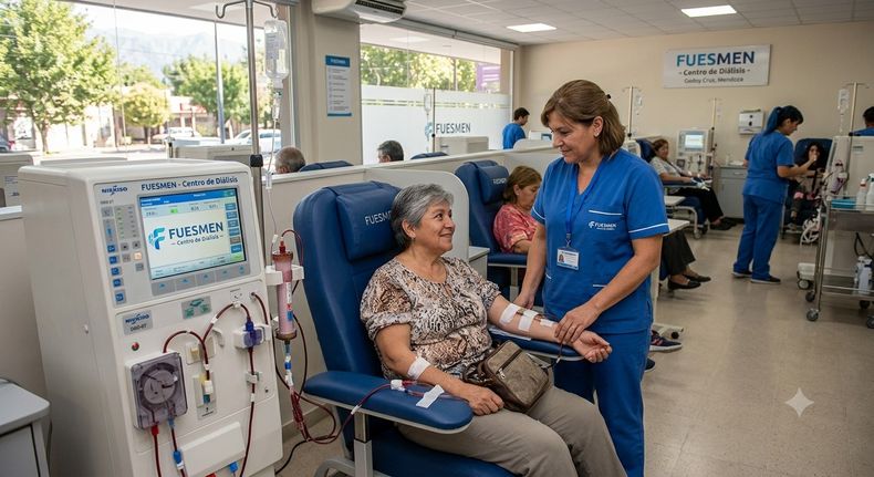 El nuevo Centro de Diálisis de Fuesmen está en su etapa final: ¿a partir de cuándo funcionará?. Imagen creada con IA