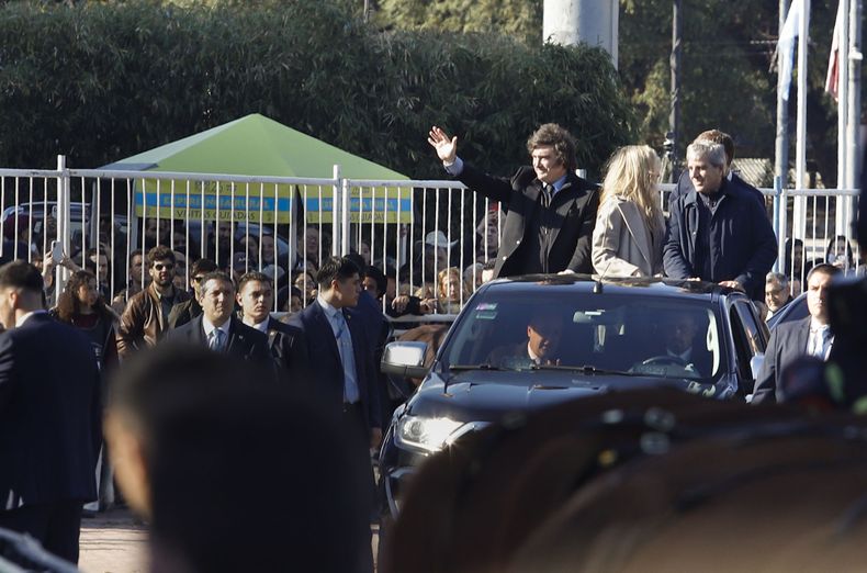 El presidente Javier Milei encabeza la inauguración oficial de la 138° Exposición Rural de Palermo.