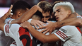 River afronta un duelo exigente en Brasil para sostener su liderazgo. River afronta un duelo exigente en Brasil para sostener su liderazgo.