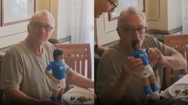 Robert De Niro y su amor por Diego Maradona desató el furor en las redes