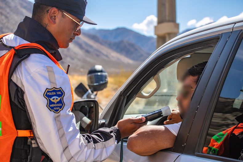 Controles de seguridad durante el Día del Amigo en el Valle de Uco