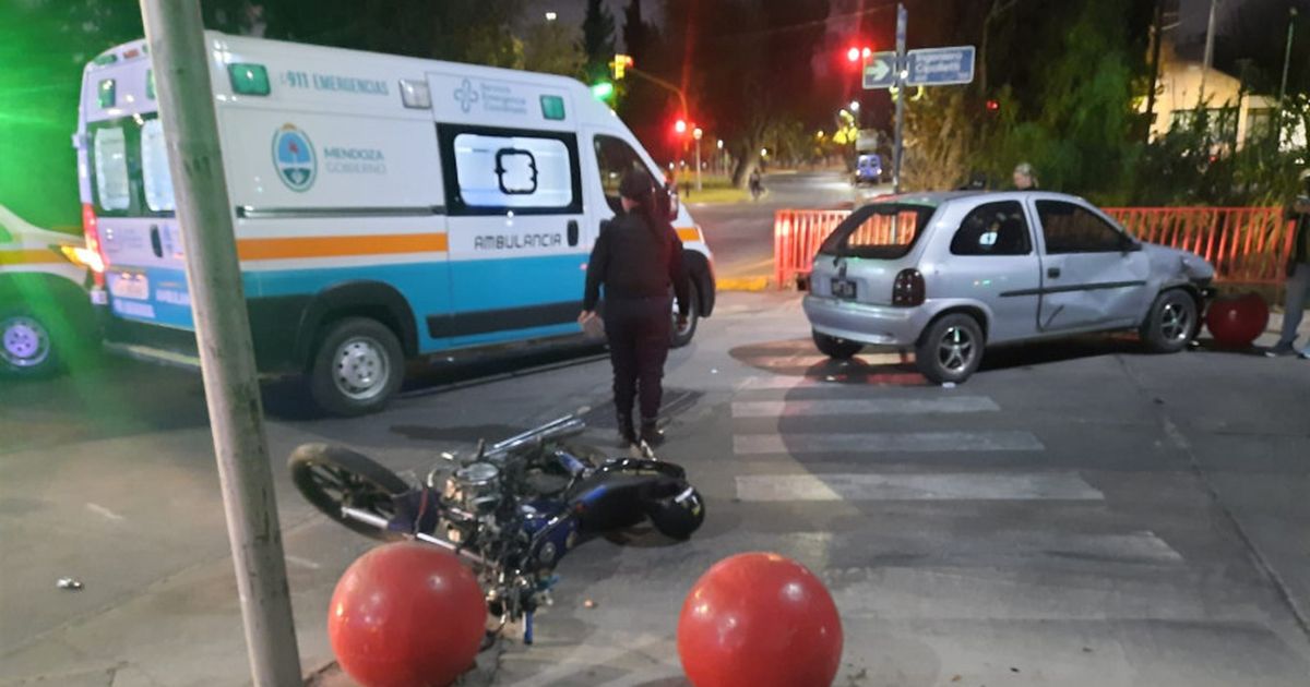 Dos Personas Heridas Tras Chocar Con Su Moto A Un Auto En Las Heras