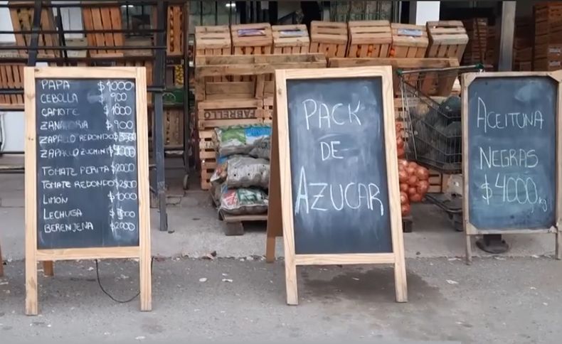 Verdulería El Santos en Tunuyán.