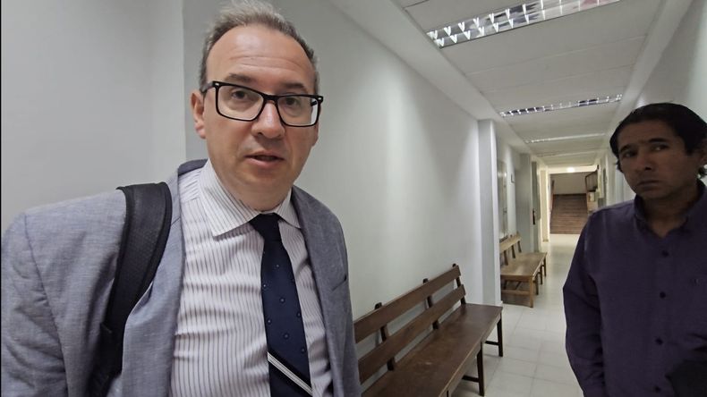 Javier P&eacute;rez, abogado del m&eacute;dico Pedro Sepud.