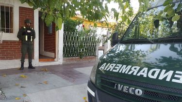 Acciones de Gendarmería Nacional en Mendoza (Foto gentileza GN.)
