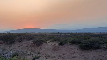 El humo de los incendios forestales de Chile llegó a Malargüe.