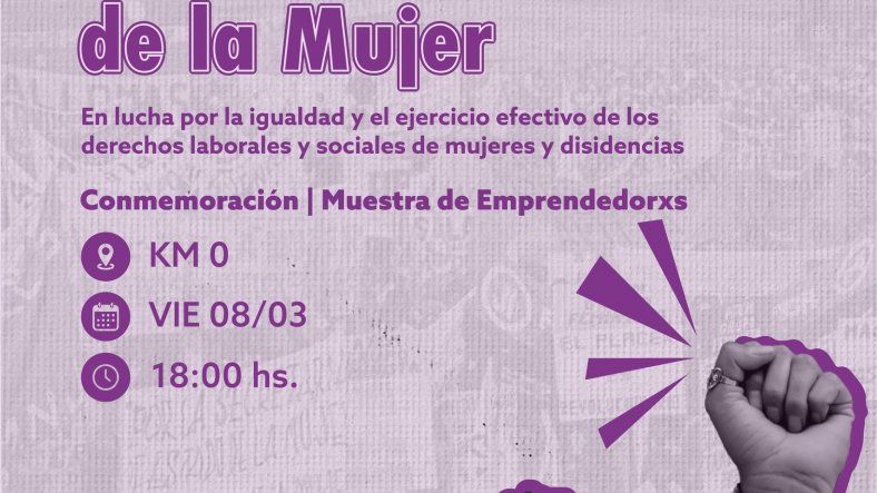 San Rafael y las actividades por el Día Internacional de la Mujer.