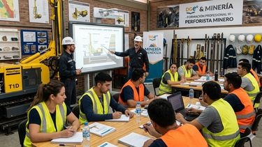 La DGE y Minería lanzaron un curso para Perforista Minero, con gran salida laboral. Imagen creada con IA La DGE y Minería lanzaron un curso para Perforista Minero, con gran salida laboral. Imagen creada con IA