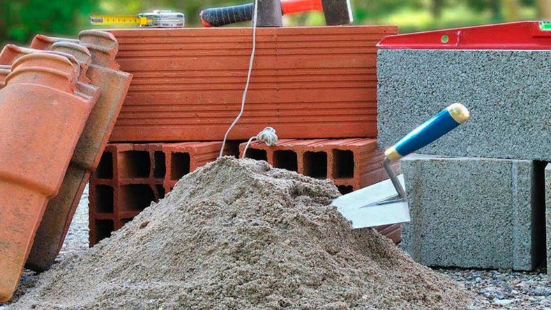 Fuerte caída en la construcción. 