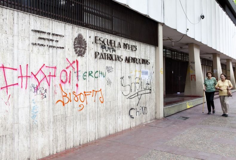 eescuela patricias mendocinas, agresión madre a maestra, violencia, padres violentos