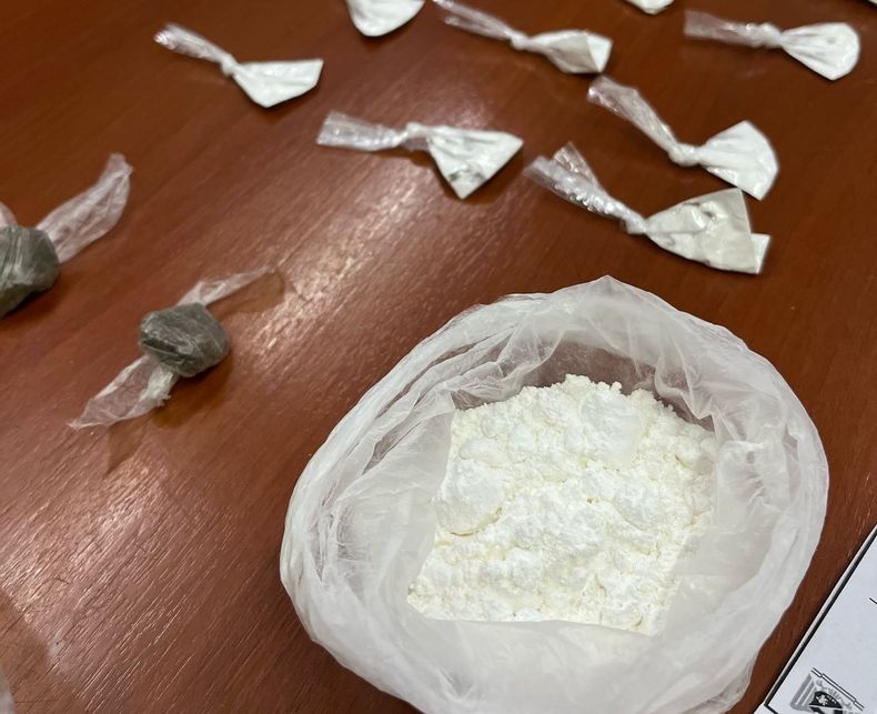 En Guaymallén, la policía encontró una importante cantidad de cocaína. 