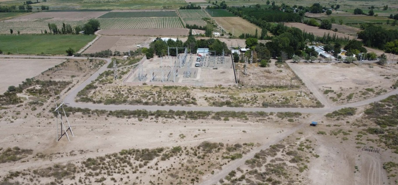 Estación transformadora Valle de Uco.