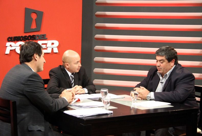 SAN RAFAEL, MARCOS ZANDOMENI, JOSÈ MUÑOZ DIP PRVINCIAL DE FPV,  EN EL PROGRAMA ,CURIOSOS DEL PODER