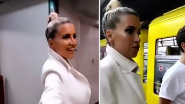 Florencia Peña viajó en subte luego de 25 años y esto publicó