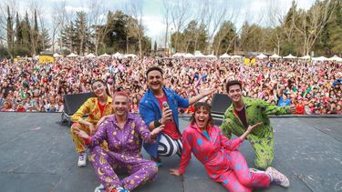 Una multitud para disfrutar del show de Topa en Luján de Cuyo.