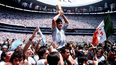 Argentina en lo más alto con Diego Maradona.