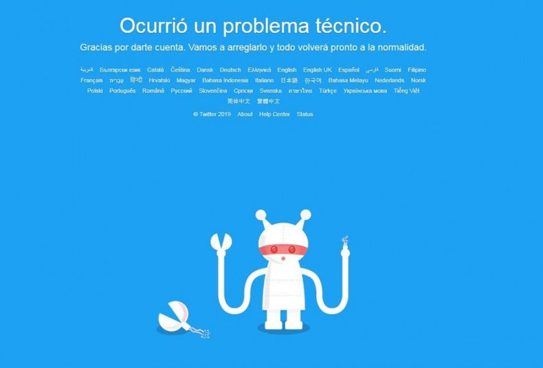 Twitter se cayó