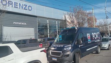 El robo generó un importante despliegue policial en San Rafael.&nbsp;