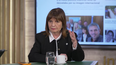 Patricia Bullrich no descartó una candidatura presidencial para 2027.