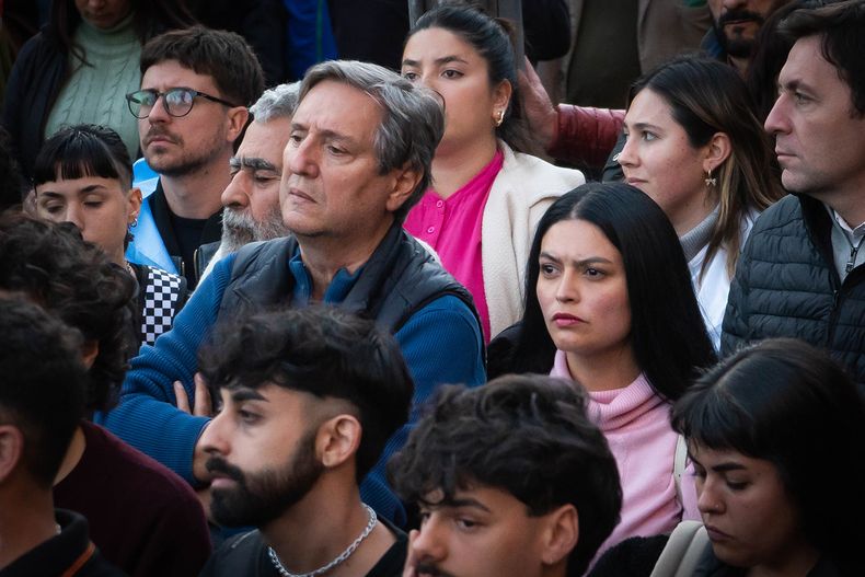 Flor Destéfanis presente en tribunales federal de Mendoza