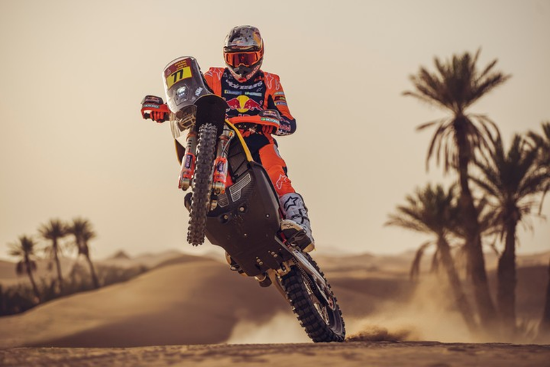 Kevin y Luciano Benavides en el Rally Dakar.