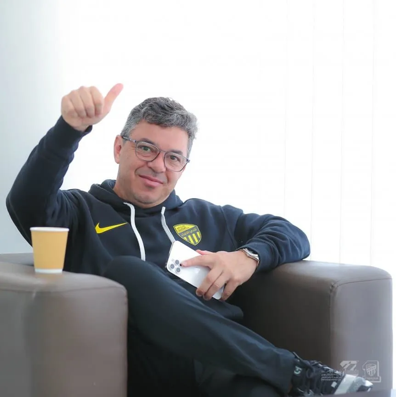 El nuevo look de Marcelo Gallardo generó revuelo en las redes de Arabia Saudita