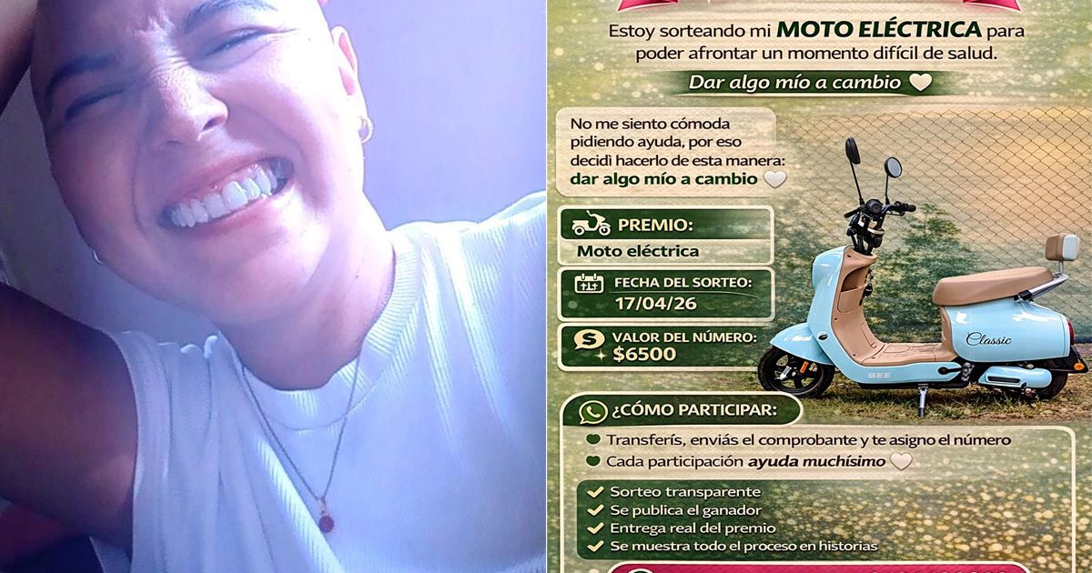 Cáncer de mama: una madre sanrafaelina sortea su moto para pagar el ...